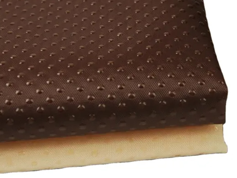 Tecido Oxford de poliéster 1519 com tecido antiderrapante PVC DOT