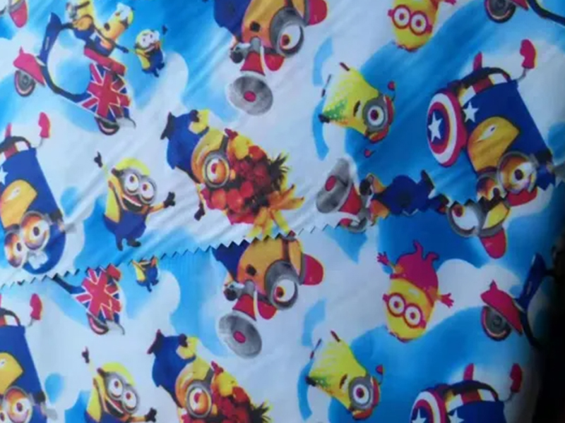 Tecido de Tafetá Estampado com Revestimento de PVC 100% Poliéster para Capa de Chuva/Bolsas.