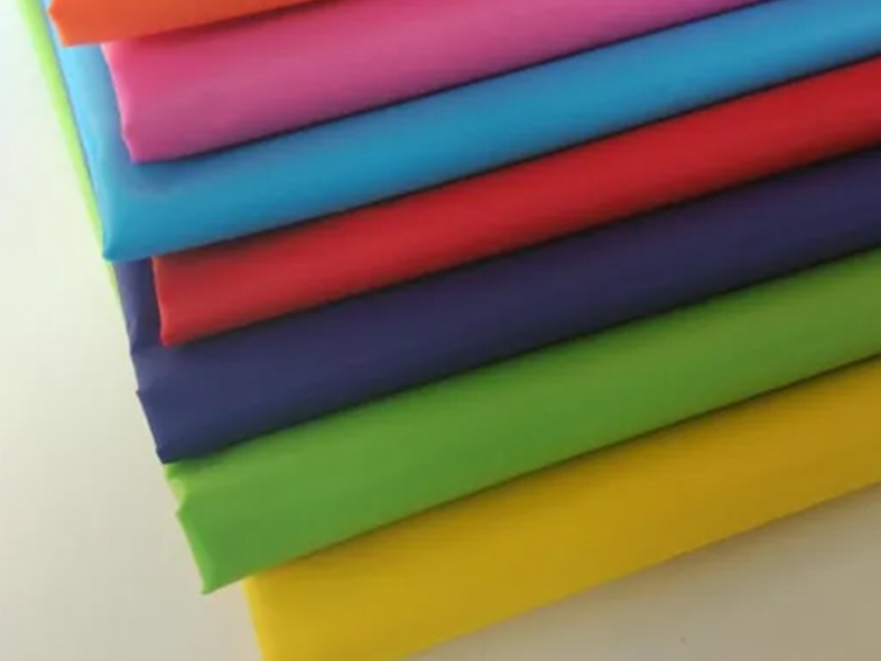 170t/190t/210t/230t/260t/290t tecido de tafetá de poliéster tingido liso para bandeira/jaqueta/forro